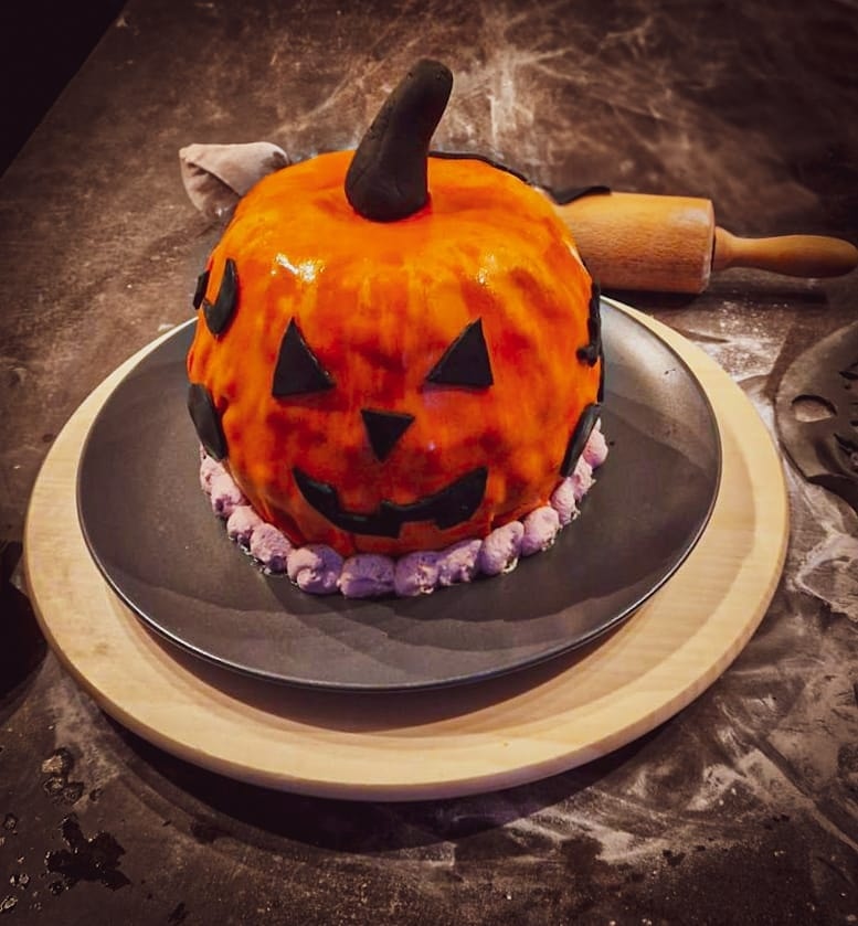Halloween pompoen