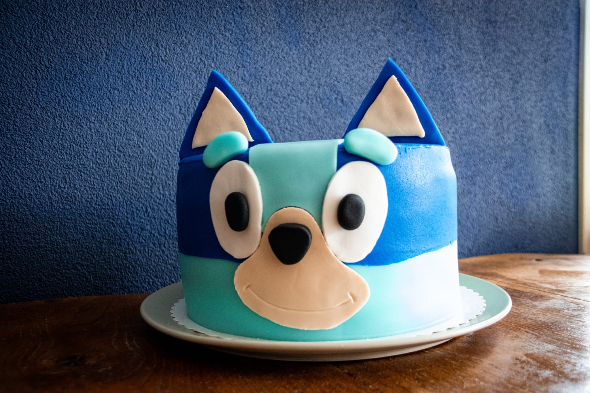 Bluey taart