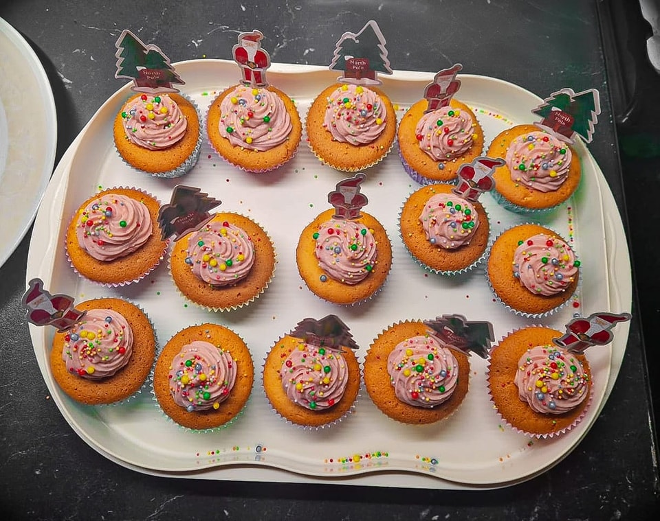 Kerst cupcakes